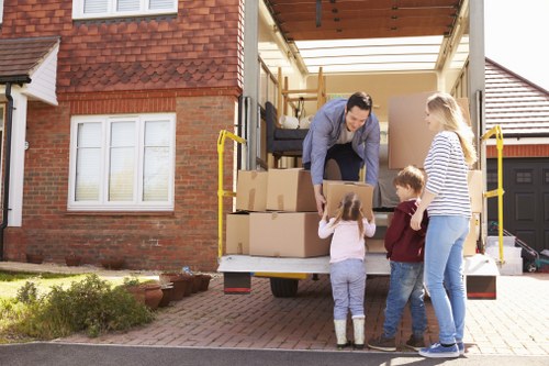 Removalists helping with a residential move in Fulham
