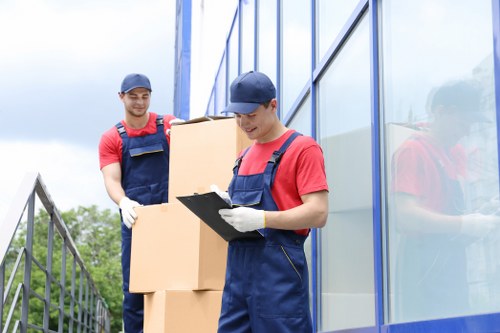 Preparing an office workspace for relocation in Fulham