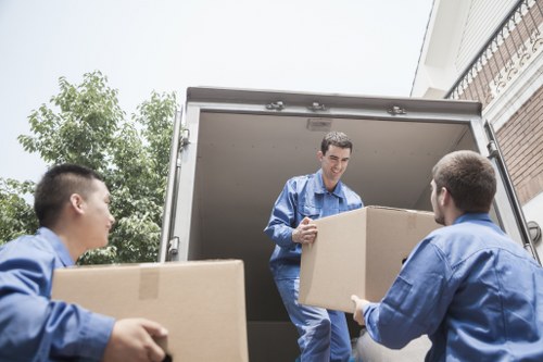 Local transfer station handling sorted waste materials