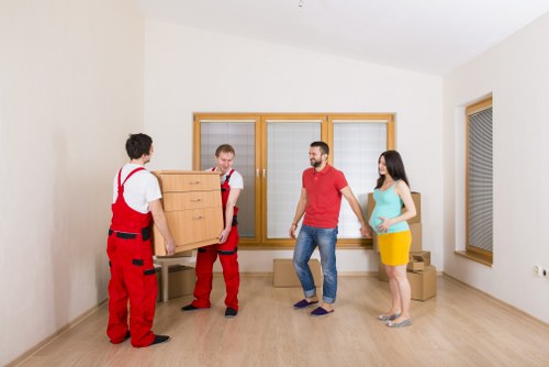 Professional flat removals in Fulham with packing and transport preparation