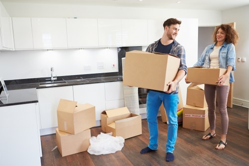 Waste disposal and recycling process for removal service items