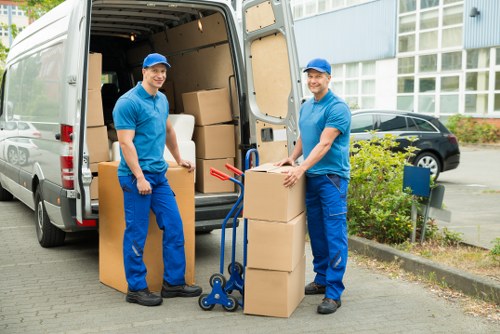 Office removals setup for a business move in Fulham